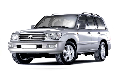 2D коврики EVA в салон на Toyota Land Cruiser 100/105, 5 мест (1998-2007)