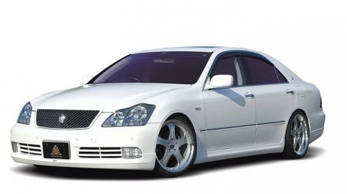 2D коврики EVA в салон на Toyota Crown XII S180, правый руль (2003-2008)