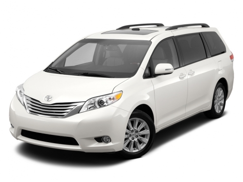 2D коврики EVA в салон и багажник на Toyota Sienna II (2003-2009)