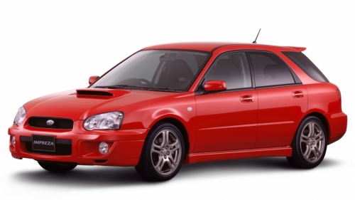 2D коврики EVA в салон и багажник на Subaru Impreza II GD/GG универсал, правый руль (2000-2007)