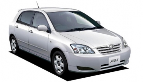 2D коврики EVA в салон на Toyota Allex FWD, правый руль (2001-2006)