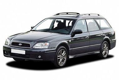 2D коврики EVA в салон и багажник на Subaru Legacy III универсал (BH) (1998-2003)