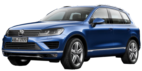 2D коврики EVA в салон и багажник  на Volkswagen Touareg II 4-ёх зонный климат контроль (2010-2018)