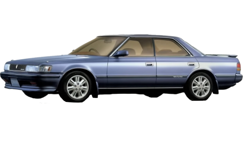 2D коврики EVA в салон на Toyota Chaser X80, правый руль (1988-1992)