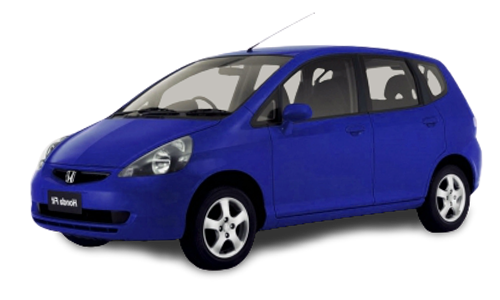 2D коврики EVA в салон и багажник на Honda Fit I 4WD, правый руль (2001-2008)