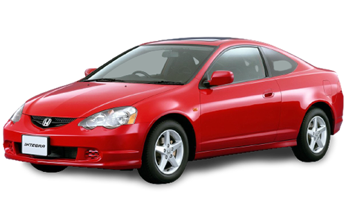 2D коврики EVA в салон на Honda Integra IV DC5, правый руль (2001-2006)
