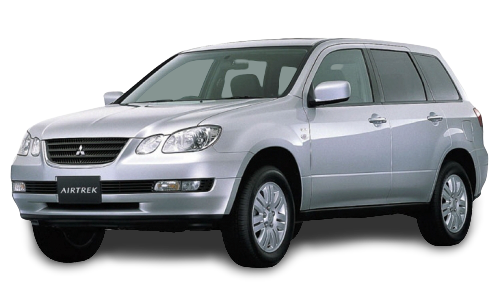 2D коврики EVA в салон на Mitsubishi AirTrek 4WD Turbo, правый руль (2001-2008)