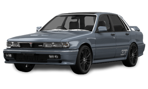 2D коврики EVA в салон  на Mitsubishi Galant VI (1987-1992)