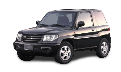 2D коврики EVA в салон  на Mitsubishi Pajero iO 3D левый руль (1998-2007)