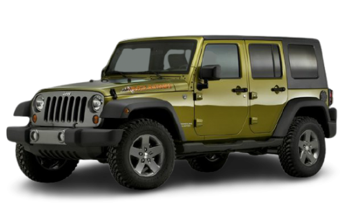 2D коврики EVA в салон на Jeep Wrangler III JK 5D (2007-2018)