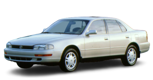 2D коврики EVA в салон  на Toyota Camry III (XV10), левый руль (1991-1997)