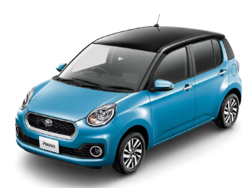 2D коврики EVA в салон и багажник  на Toyota Passo III, правый руль (2016-н.в.)