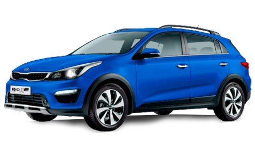 3D коврики EVA с бортами в салон на Kia Rio IV X-Line (2017-н.в.)