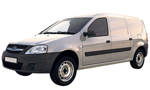 3D коврики EVA с бортами в салон  на Lada Largus фургон (2012-н.в)