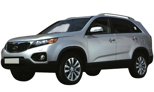 2D коврики EVA в салон на Kia Sorento II 5 мест (2009-2012)