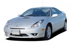 2D коврики EVA в салон и багажник  на Toyota Celica VII T230, правый руль (1999-2006)