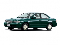 2D коврики EVA в салон и багажник  на Nissan Sunny IX B15 седан, правый руль (1998-2004)