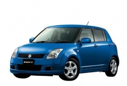 2D коврики EVA в салон на Suzuki Swift III, правый руль (2004-2010)