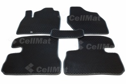 2D коврики EVA в салон  на Mitsubishi Pajero iO 3D левый руль (1998-2007) 