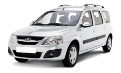 2D коврики EVA в салон и багажник  на Lada Largus I, 5 мест, дорест (2012-2021)