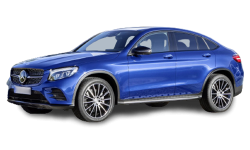 2D коврики EVA в салон и багажник на Mercedes-Benz GLC Coupe C253 (2016-2023)