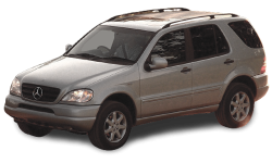 2D коврики EVA в салон и багажник на Mercedes-Benz ML W163 (1997-2001)