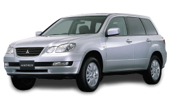 2D коврики EVA в салон  на Mitsubishi AirTrek 4WD Turbo, правый руль (2001-2008)