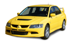2D коврики EVA в салон и багажник  на Mitsubishi Lancer Evolution VIII (2003-2005) 