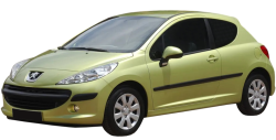 2D коврики EVA в салон на Peugeot 207 хэтчбек 3D (2006-2015)